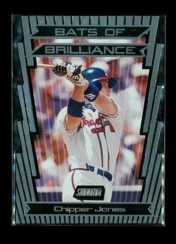Primary image for 2000 Topps Stadium Club Chipper Jones Bats Of Brilliance Card BB10 Die Cut