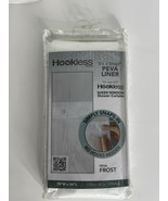 Hookless Shower Curtain Liner Polyester Frost 70&quot; x 54&quot; 369836 - $337.72 MXN