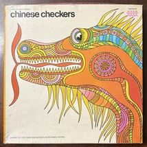 Vintage 1973 Chinese Checkers Board Game Tin Pressman USA Complete - $33.25