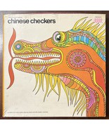 Vintage 1973 Chinese Checkers Board Game Tin Pressman USA Complete - €28,46 EUR