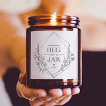 ThreeKin Warm Hugs Scented Candles for Home Natural Soy Wax Relaxing Aromatherap - £31.09 GBP