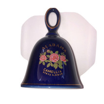 Alabama Camellia State Flower Vintage Souvenir Bell Made By Scotty Japan - $6.80