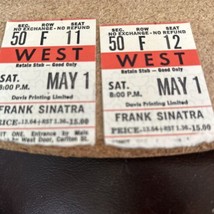 2 Frank Sinatra Ticket Stub Toronto Maggio 1 1976 Acero Foglia Giardini - £27.67 GBP