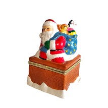 Mr Christmas Music Box Santa Going Down Chimney Animated New No Box FREE SHIP - £21.74 GBP