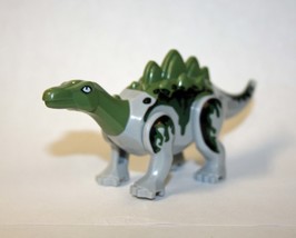Stegosaurus Jurassic World dinosaur Building Minifigure Bricks US - £7.62 GBP