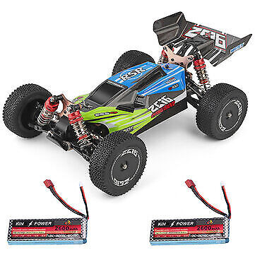 Wltoys 144001 1/14 2.4G 4WD High Speed Racing RC Car Vehicle Models 60km/h Two B - £118.27 GBP