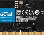Crucial RAM 8GB DDR5 4800MHz CL40 Laptop Memory CT8G48C40S5 - $39.34+