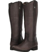 New Frye Melissa Button Lug Tall Knee High Boots Smoke Women&#39;s Size US 5.5M - £111.88 GBP