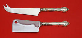 English Gadroon by Gorham Sterling Silver Cheese Serving Set 2pc HHWS Cu... - £91.90 GBP