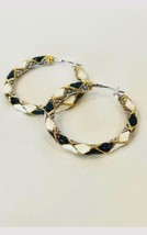 John Medeiros John Medeiros Large Lattice Hoop Earrings Size One Size - $85.14