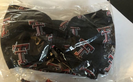 Black Texas Tech University Bowtie Pre Tied Bowtie Same Day Shipping - £16.23 GBP