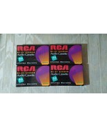 4 RCA Blank Audio Cassette Tapes Hi-Fi Stereo 60 Minutes Normal Bias RC60 - £11.64 GBP