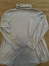 J Jill  Relaxed Turtleneck Top Blue Gray Pullover Women’s Medium - $214.25 MXN