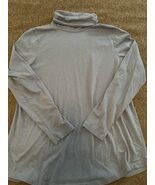 J Jill  Relaxed Turtleneck Top Blue Gray Pullover Women’s Medium - €10,03 EUR