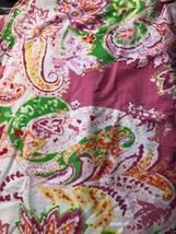 NWT G LIFESTYLE Petra Paisley Pink Ruffle Portrait Collar Sleeveless Dress S & L image 3