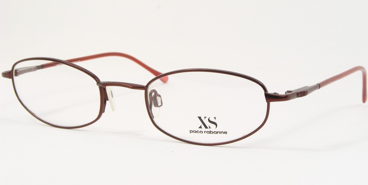 Paco Rabanne XS-773 842 CINNAMON BROWN RARE EYEGLASSES GLASSES 48-20-140... - $67.31
