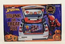 Marvel Spiderman Halloween Trunk Or Treat Party Decor Kit - 200 Pcs (New) - £14.45 GBP