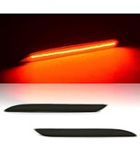 Octane Lighting Smoked Rear Bumper Red LED Reflector Lamp Lens Pair for ... - $54.26 CAD