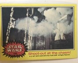 Vintage Star Wars Trading Card Yellow 1977 #150 Shootout At The Chasm - $2.97
