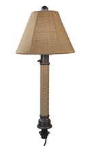 Patio Living Concepts 26784 2 in. Umbrella Table Lamp with Mocha Cream Wicker &amp;  - £178.37 GBP