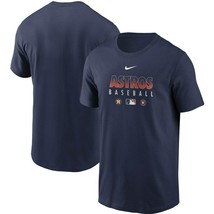 Houston Astros Mens Nike Authentic Collection Dri-Fit Cotton T-Shirt - XXL - NWT - £20.29 GBP