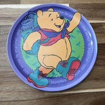 Vintage Winnie The Pooh Hiking Zak Designs Melamine Plate 8” - $13.29