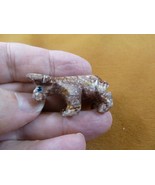 (Y-BUL-7) little Red tan Bull steer SOAPSTONE figurine STONE farm animals - €7,40 EUR