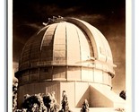 RPPC Mount Wilson Observatory Dome Los Angeles CA UNP Postcard R21 - £7.79 GBP