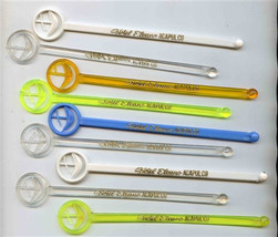 9 Hotel Elcano Acapulco Mexico Plastic Swizzle / Stirrer Sticks 5 Colors - $17.82