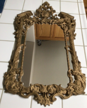 Vintage Burwood Wall Mirror Hollywood Regency Gold Ornate 1979 MCM 2383 ... - £144.51 GBP