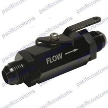 Inline Fuel Shut Off Valve Petcock With AN #6 Fittings On Both Ends - £41.39 GBP