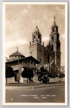 San Francisco CA Mission Delores Old And New RPPC Real Photo Postcard C43 - $6.95