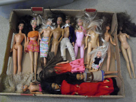 Lot of 14 Vintage to Modern Barbie and Friends Dolls in Some Clothes - $123.75