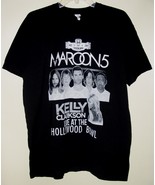 Maroon 5 Kelly Clarkson Concert T Shirt Hollywood Bowl Vintage 2013 Size... - $223.75 CAD