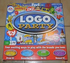 Logo Party By Spin Master Board Game 100% COMPLETE - $14.50