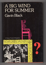 Gavin Black A Big Wind For Summer First Edition Hardcover Dj Mystery Art Renoir - £20.11 GBP