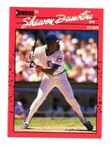 1990 Donruss #49 Shawon Dunston Chicago Cubs - £2.36 GBP