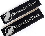 Mercedes Embroidered Logo Car Seat Belt Cover Seatbelt Shoulder Pad 2 pcs - £10.35 GBP