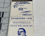 Vintage Matchbook Cover  Wintzell’s Oyster House  Birmingham, AL  gmg - $12.38