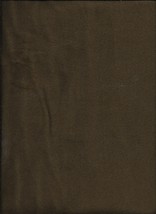 New Brown 2 Ply Soft Double Napped Flannel Solid Fabric by the Half Yard - $5.00