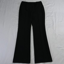 Talbots 6 Black Raleigh Mid Rise Slim Flare Womens Stretch Dress Pants - £24.40 GBP