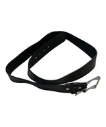 Genuine Dickies Men’s Black Faux Leather Belt with Logo Buckle – 43” x 1.5” - $15.00