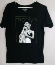 Vintage Fifth Sun  Women&#39;s Black &amp; White Marilyn Monroe T-Shirt Size Large - £23.25 GBP