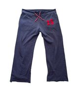 Vintage ACE USA Sweatpants L Navy Red 15 Drawstring Wide Leg - $34.64