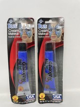 2 Pack - Costume Accessory - Blue Cream Makeup - Washable - Game Day/Halloween - £7.04 GBP