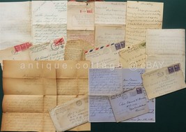 1944 vintage 8pc LETTERS handwritten Pvt E. BROOKS phila pa WWII family ... - £53.67 GBP