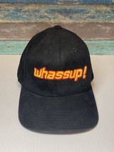 Vintage y2k Budweiser Flexseam Hat Baseball Cap Whassup Beer Super Bowl ... - $12.99