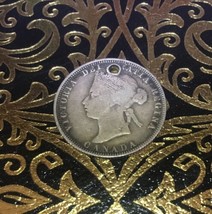 1871 Canada 25 Centimes Reine Victoria Quarts 1871 Grand État - $210.37