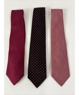 Brooks Brothes Tie LOT 3 100% Silk  Multicolor Dots Black Red blue - $582.58 MXN