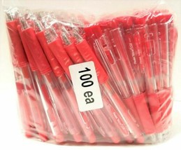 New Pentel Wow! K437-P Retractable Gel Pen Bulk 100-pcs Pink Ink .7mm Tip - £14.96 GBP